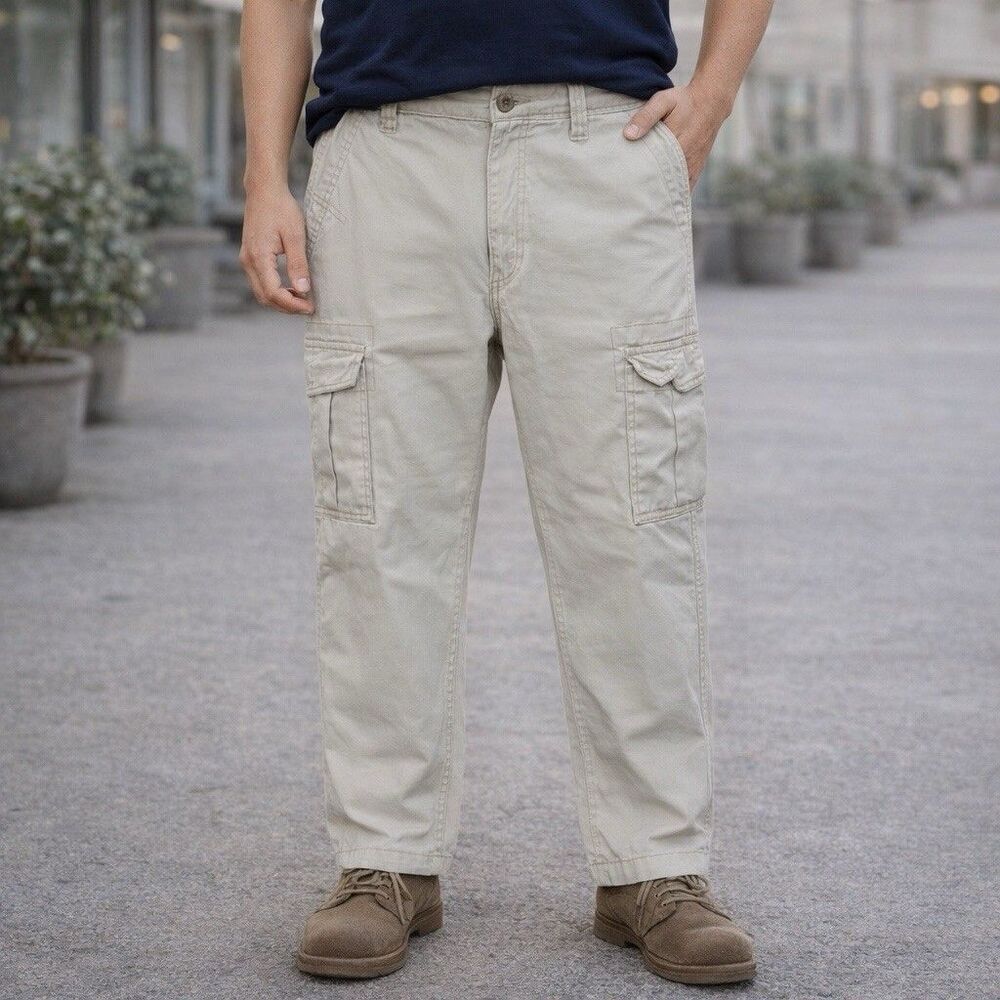 Levi’s Cargo Pants Men’s Size 30 Khaki Utility Workwear Casual Straight Leg VTG